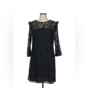 Elegant Black Lace Dress
